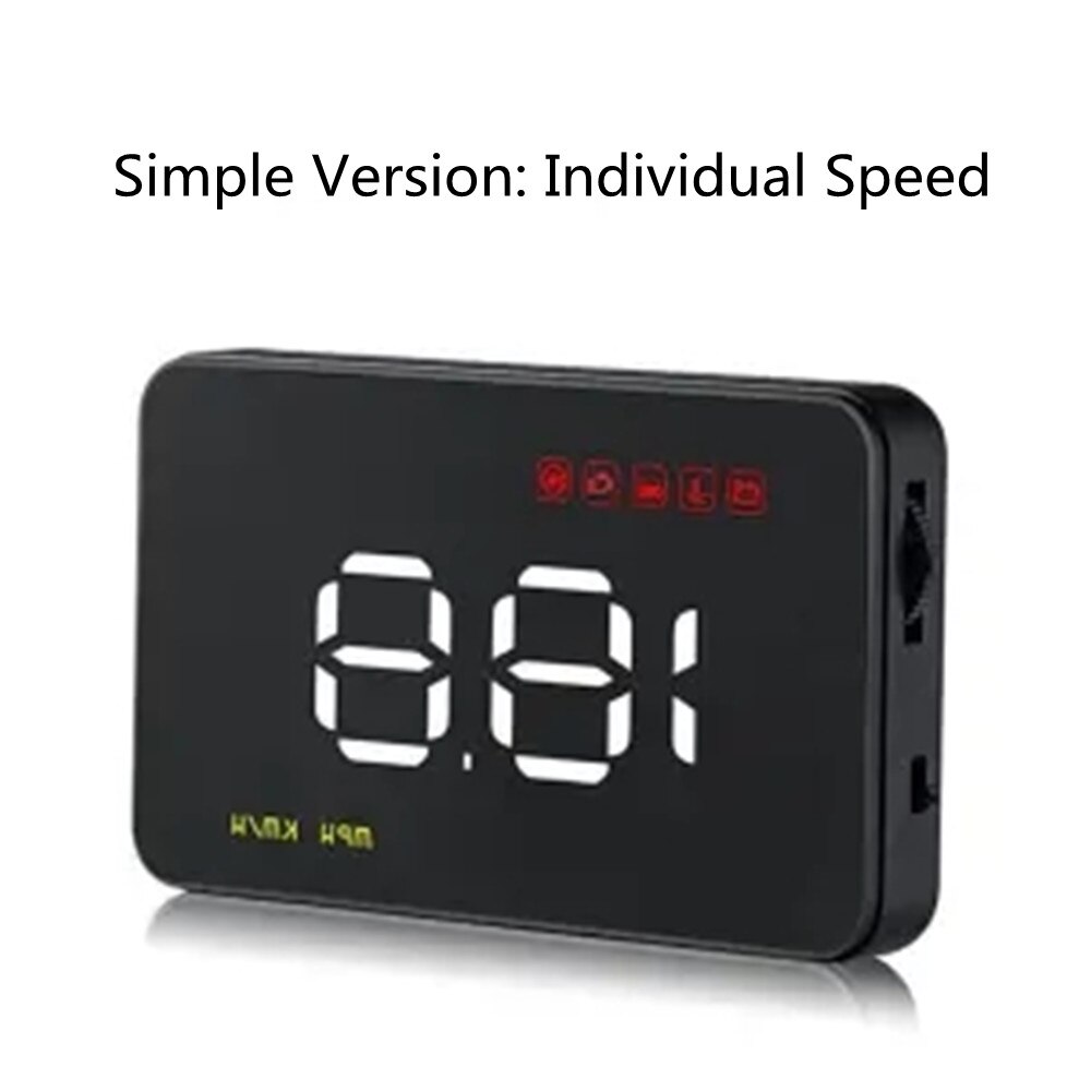 Head-Up Display OBD2 Global Positioning System Head-Up Display Auto Algemene Glas Projectie: A