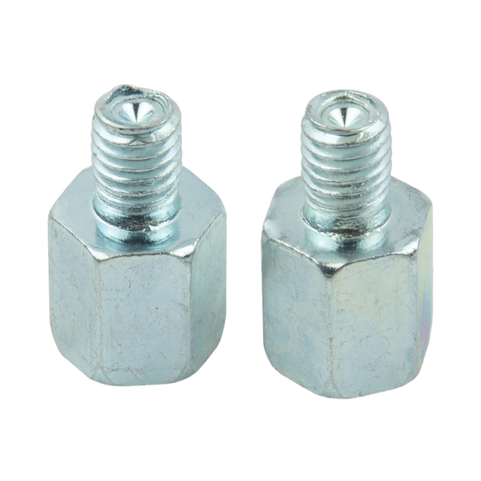2 Stuks Spiegel Adapters 10Mm Tot 8Mm Motorfiets Scooter 10Mm Vrouwelijke Met De Klok Mee Tot 8Mm Mannelijke Spiegel Adapters