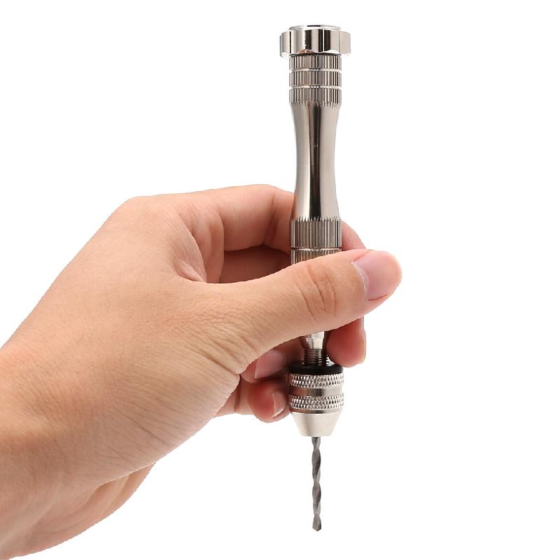 Precise Hand Drill Non-Slip Handlebar Hand-boring For Gimlet DIY Jewelry Accessories