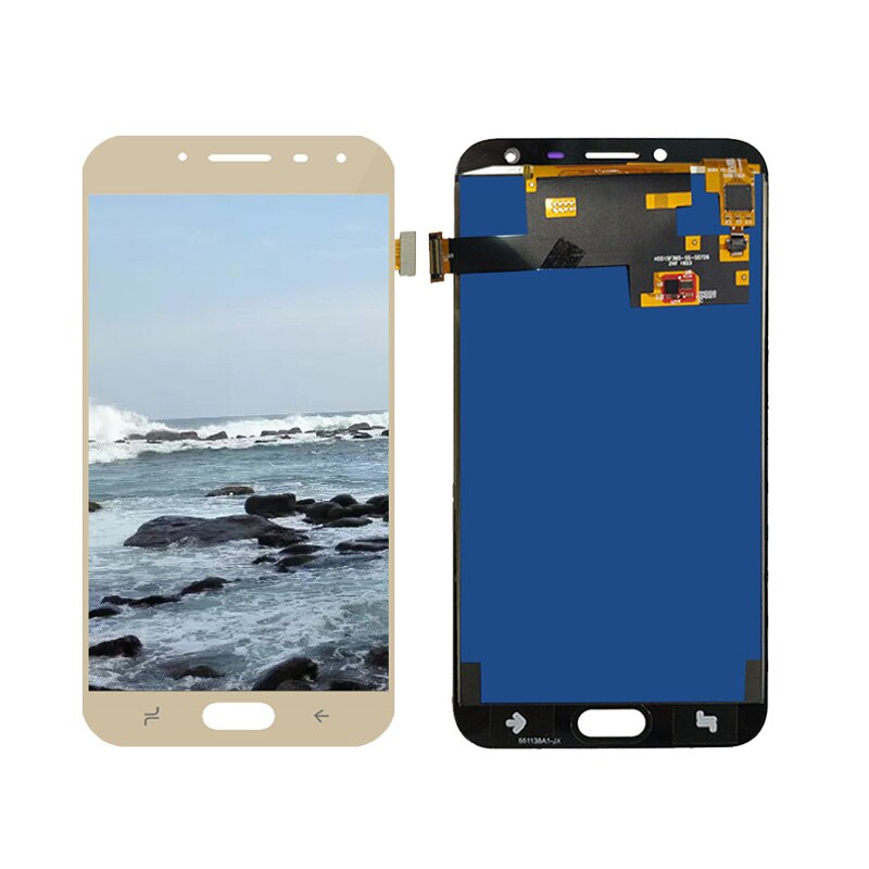 Super Amoled J400 LCD Voor Samsung Galaxy J4 J400 J400F J400G/DS SM-J400F Lcd Touch Screen Digitizer Vergadering j4 LCD J400: TFT Gold