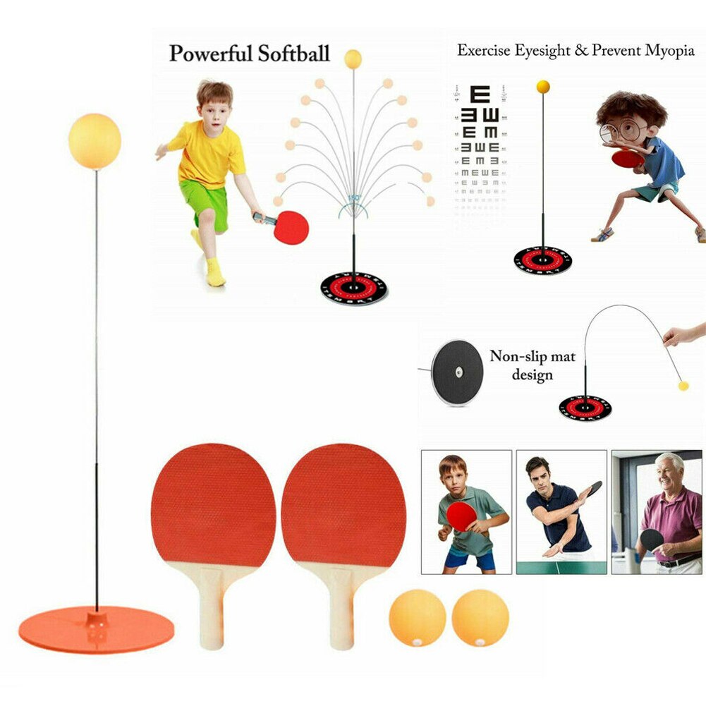 Table Tennis Ping Pong Training Robot Fixed Rapid Rebound Trainer Equipment Exercise Eyesight