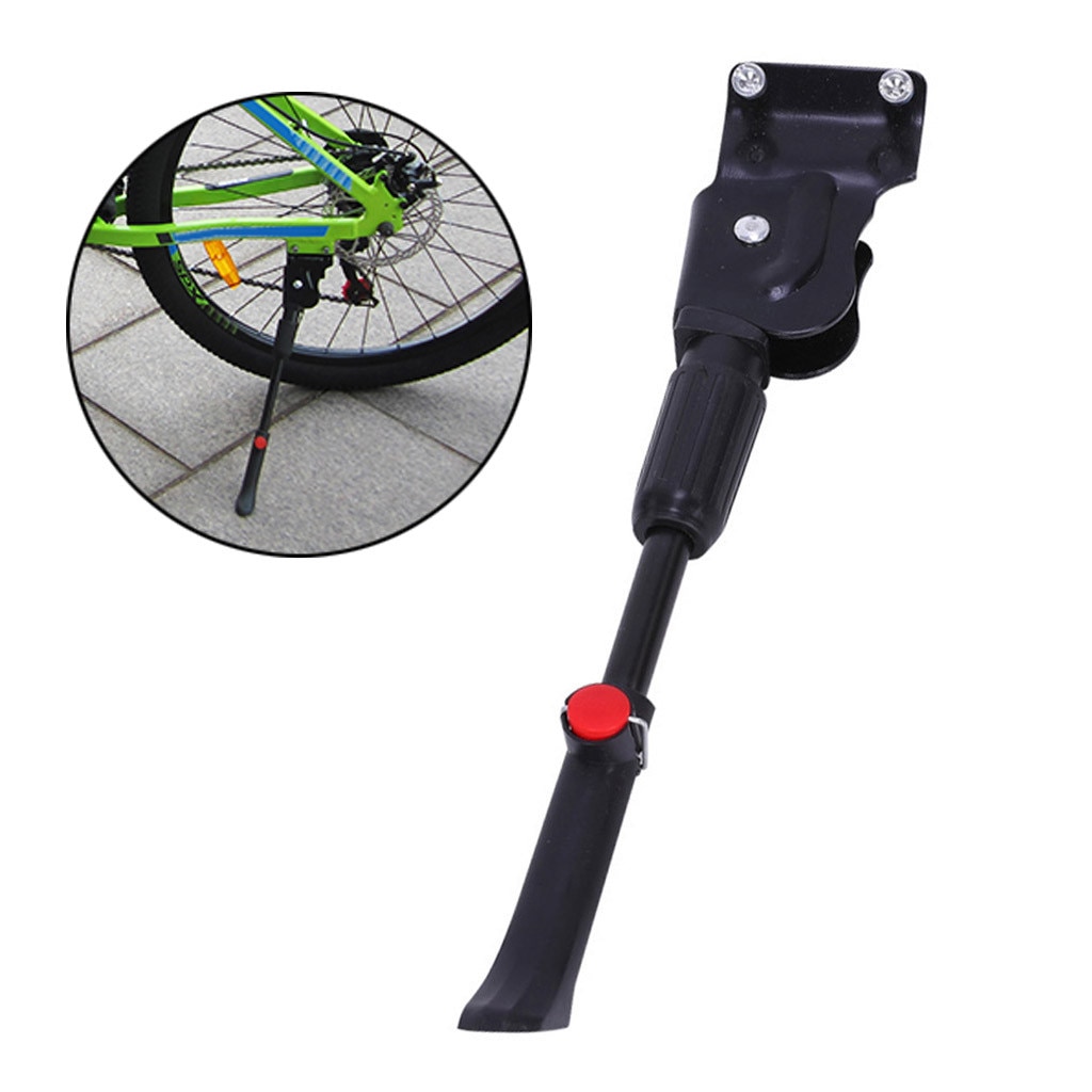 Pata de cabra ajustable para bicicleta de montaña, caballete lateral de pie, estacionamiento, piezas de ciclismo # T2P, 1 Uds.