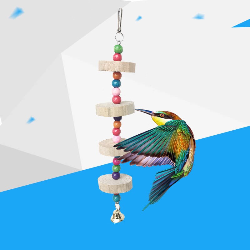 Pet Parrot Birds Toy Parakeet Budgie Cockatiel Cage Hut Nest Bird Toy Hammock Swing Toy Hanging Toy Brinquedo Pet Supplies: bite skewer