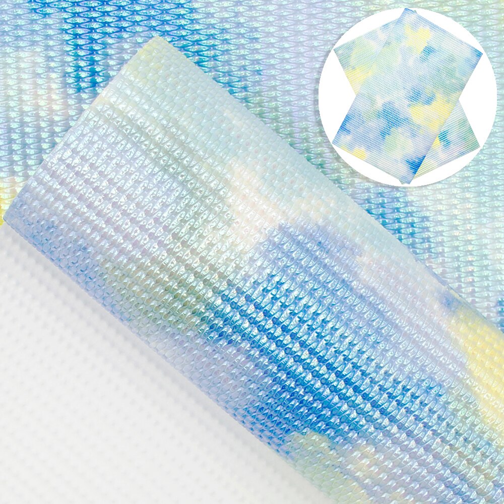 20*34cm tie-dye bump tekstur imiteret læder stof ark vinyl tøj polstring diy håndlavede øreringe sløjfer ,1 yc 11226: 1106139002