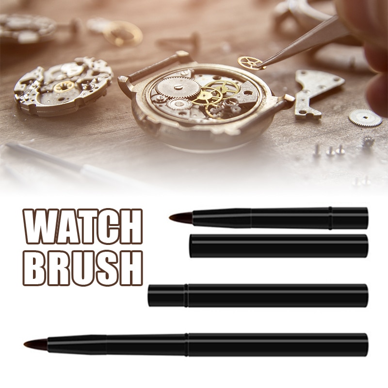 Watch Movement Cleaning Brush Watch Small Part Soft Hair Watch Repair Maintenance Tools Accessory Tool for Watchmaker