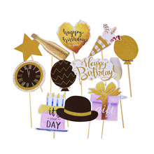 12 pcs Funny Photo Props DIY Selfie Props Decor Wedding Birthday Christmas Graduation Party Photography Flamingo Animal Mask