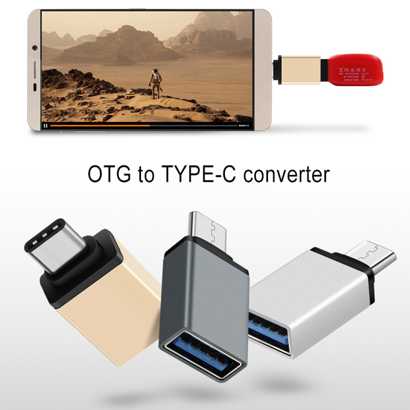Nieuw Type-C Naar Usb Adapter Otg Converter Usb 3.0 Converteren Naar Type C USB-C Poort Adapter Opladen Sync voor Macbook Voor Macbook @ Yl