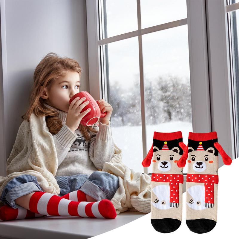 Socken mit Händen, verrückte Socken, 1 Paar Weihnachts-Magnetsocken, lustige Requisiten, Karikatur, lustige Socken für Männer, Frauen, Erwachsene