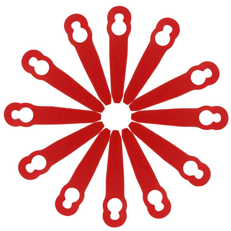 Garden Mower Blades Grass Trimmer Cutting Blade Plastic Lawnmower Blade Mower Replacement Blade Gourd Grass Trimmer Blades