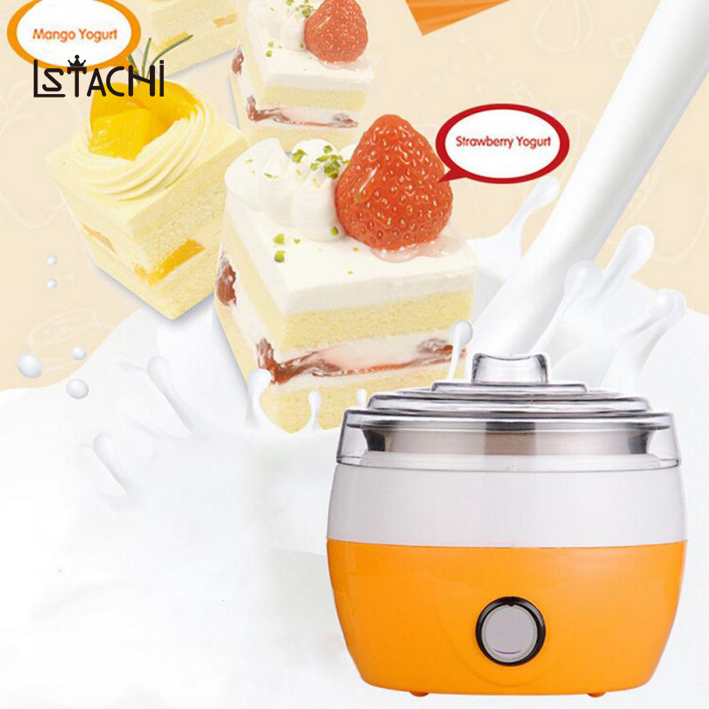 LSTACHi Rvs Automatische Yoghurt Maker 220 V 15 W Elektrische multifunctionele Yoghurt Maker voor Kok Yoghurt Machine