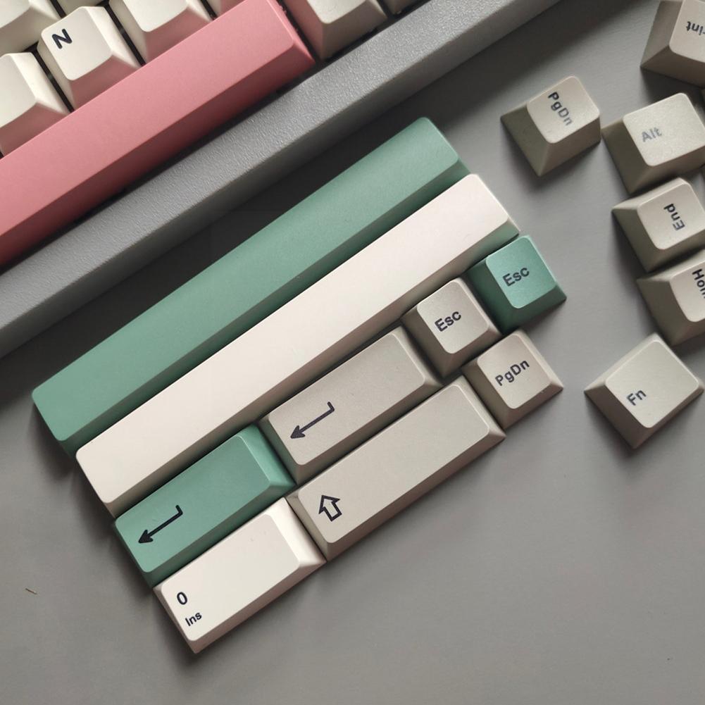 126 keys 9009 keycaps pbt sublimation height mechanical keyboard keycaps for mx switch 61/64/68/87/104/108 6.25 u 6 is u1 b 0