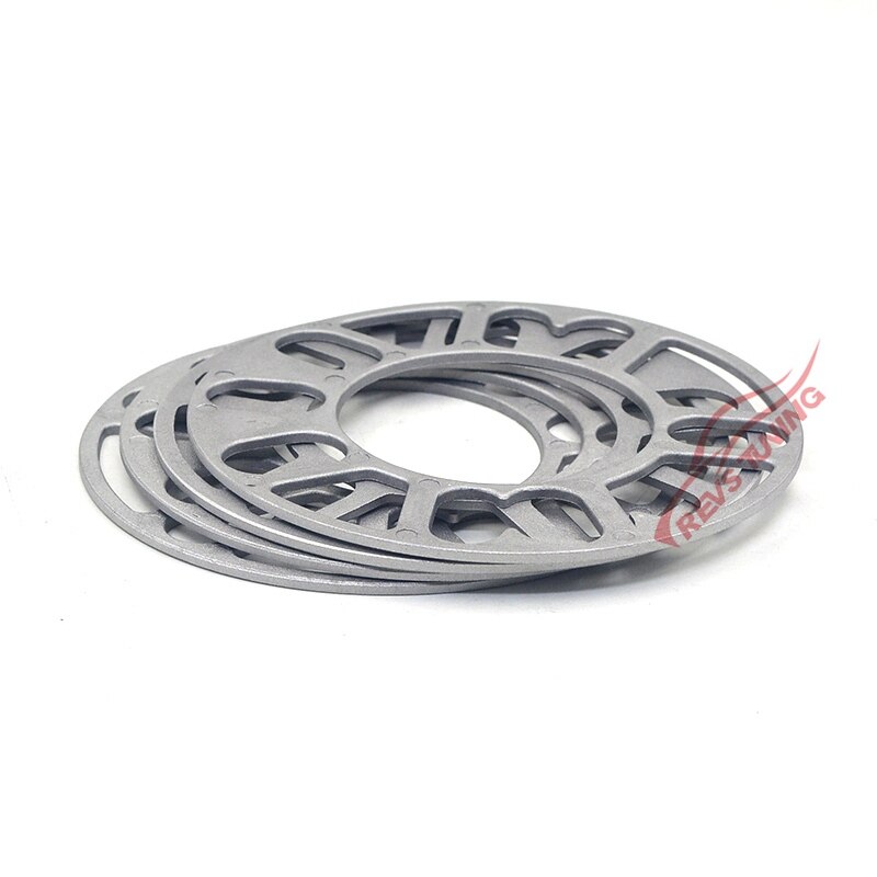 4 Stuks 10Mm Universele Aluminium Fit 4 &amp; 5 Lug Auto Wiel Spacer Shims Plaat 4X100 4X114.3 5X100 5X108 5X114.3 5x120: 3mm