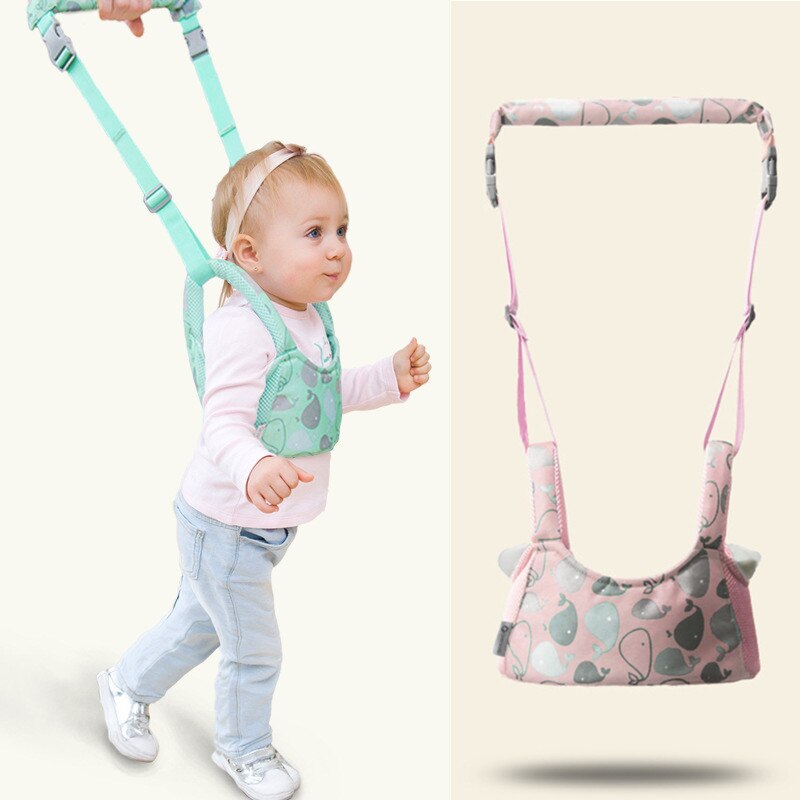 Baby Peuter Riem Lopen Mand Dual-Purpose Veilig En Comfortabel Ademend Baby Leren Lopen Aid Lopen Assistent Riem