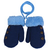 TELOTUNY baby handschuhe neugeborenen winter fäustlinge 0-12 monate gants enfant U71219: Blau
