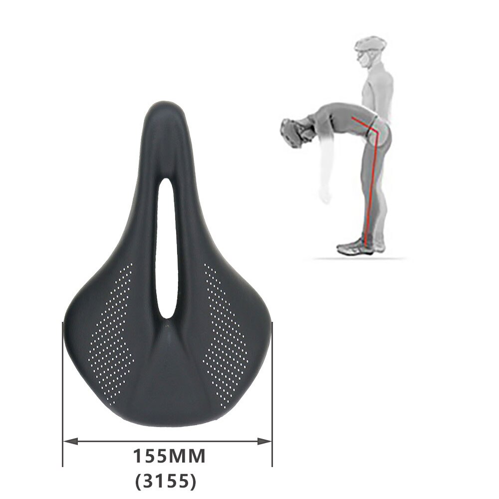 Elita one carbon puder mtb/road super light 120g læder carbon sadel 143mm/155mm
