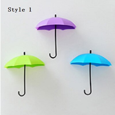 gadget da cucina Ombrello A Forma di Chiave appendiabiti cremagliera Complementi Arredo Casa Supporto A Parete Ganci per cucina Bagno Accessori Chiave del Supporto A Parete: stile 1