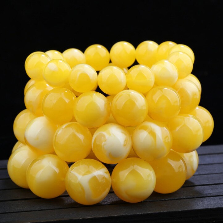 Armbinde aus gefettetem bienenwachs für damen und #39 , runde perlen, altes bienenwachs-buddha-perlen-Armbinde, handgefertigt #39 beliebtes verkaufsprodukt