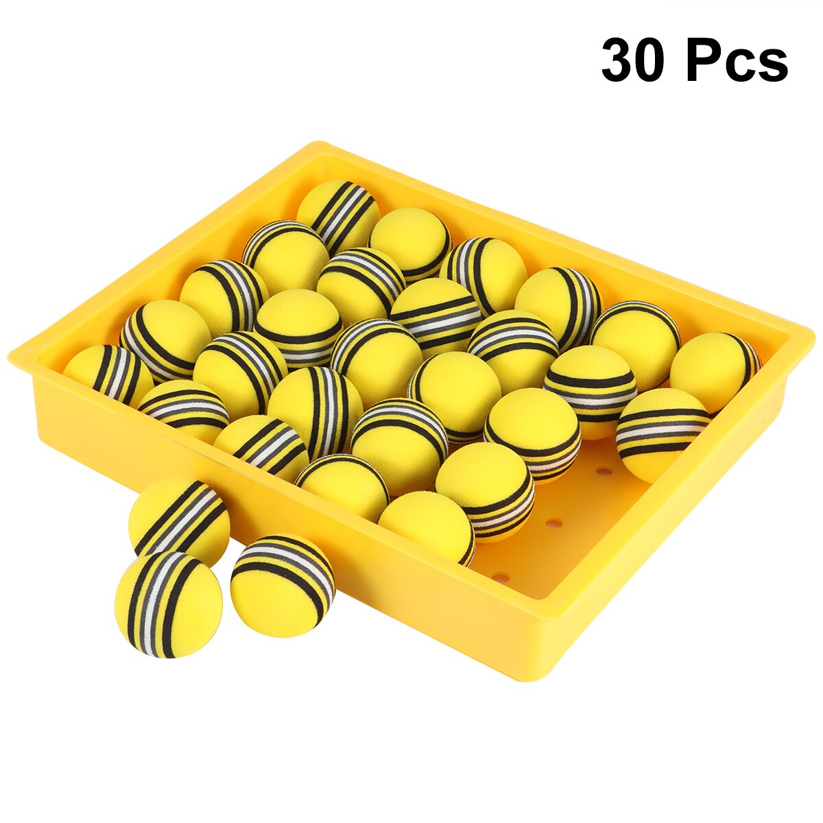 30 Pcs Regenboog Gekleurde Spons Bal Praktijk Indoor Training Aid Elastische 42Mm Training Bal Voor Indoor Outdoor