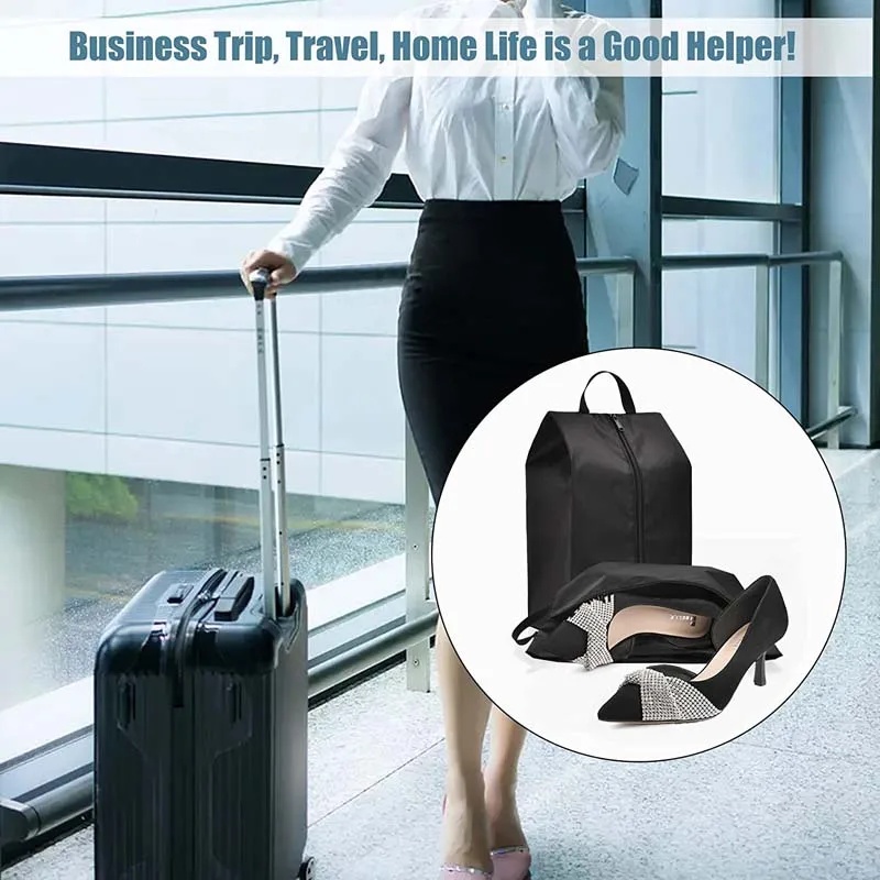 3PCS Shoe Storage Bags Dust-proof Shoe Cover Travel Portable Bag Household Moisture-proof and Mildew-proof Shoe Storage Bag