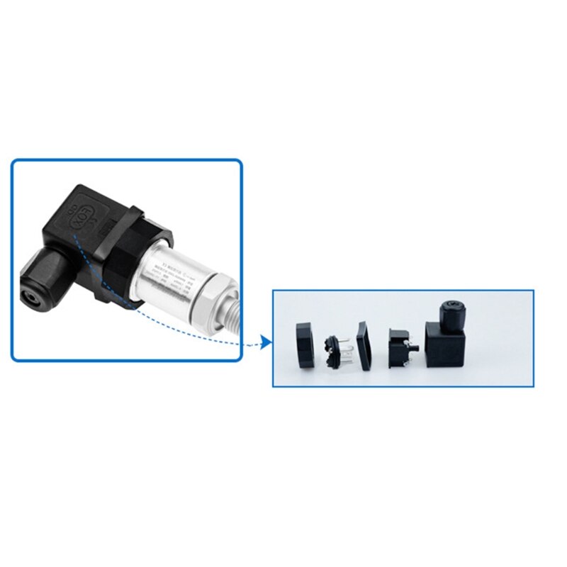 G1/4 Pressure Transducer Sensor, Stainless Steel Pressure Sensor for Water Air Gas Fuel Oil