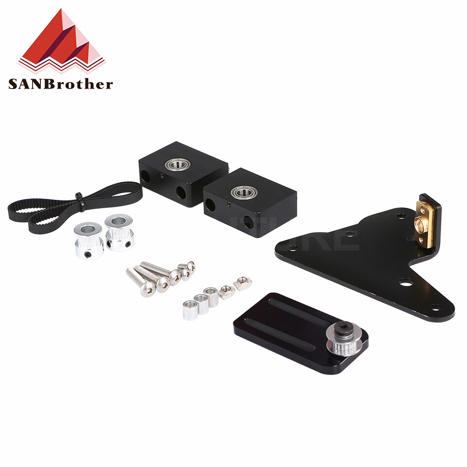 3D Printer Onderdelen Upgrade Kits Creality Ender 3/CR10 Dual Z-as T8 Lood Schroef Kits Beugel Aluminium Profiel met Riem Katrol