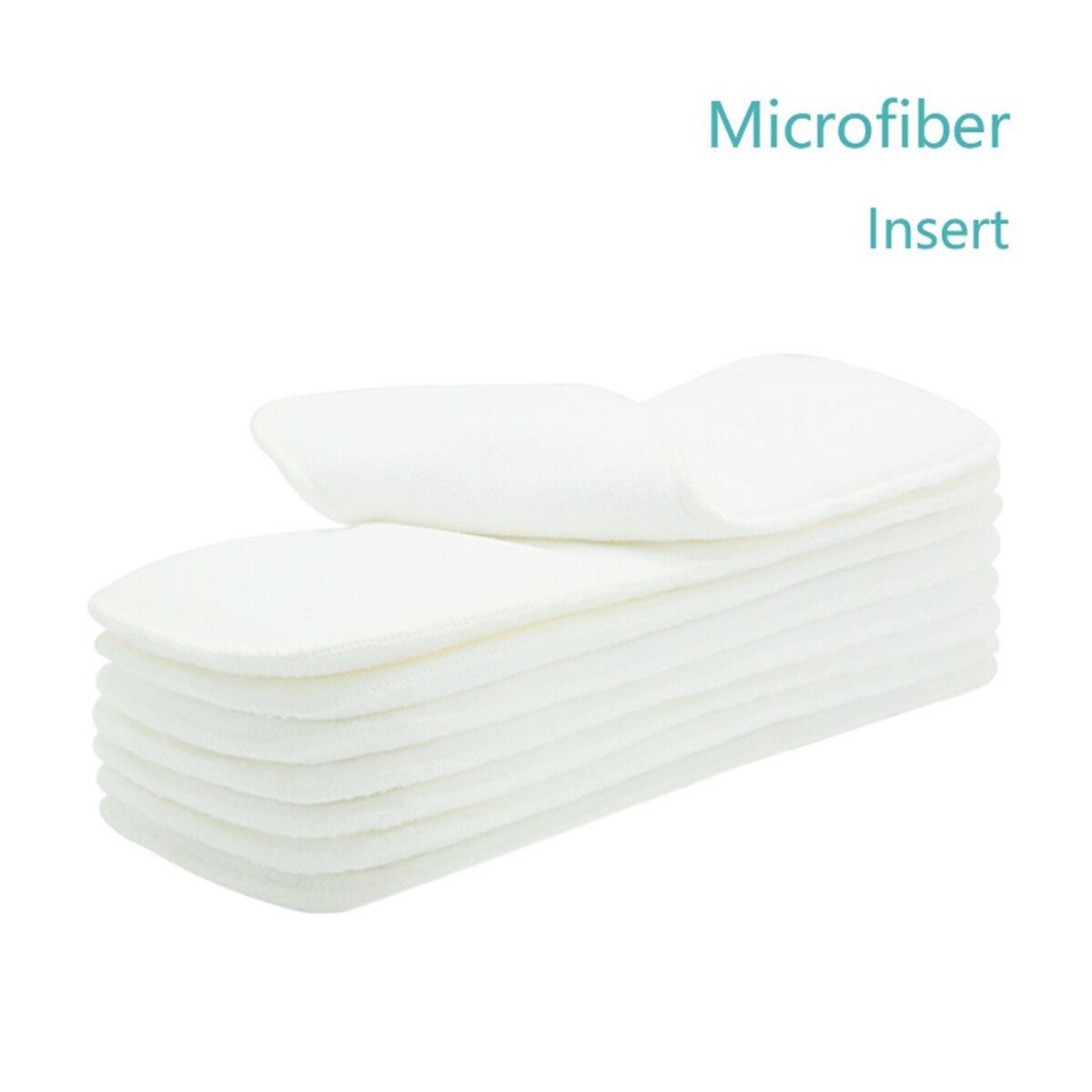 Fralda de pano reutilizável para crianças, fralda de pano bege lavável com 3 camadas super absorvente de água, lavável, venda quente