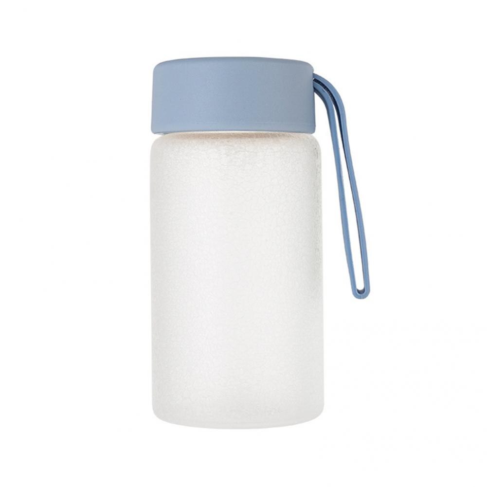 200ml/300ml Simple Glass Water Cup With Lid Anti-fracture Sport Supplies Anti-fracture Heat-resisting Frosted Glass Cup