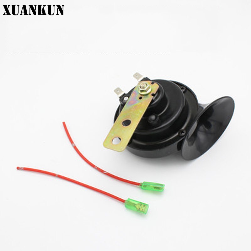 XUANKUN Motorcycle Modified Car Booster Electric Vehicle 12V 48V 60V Snail Horn Tweeter Loud: 12V