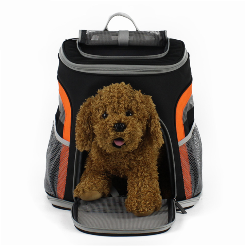 Cat Backpack Travel Cat Carrier Portable Breathable Cat Bag Fodable Transport Backpack for Kitten Outgoing Pet Bag Mesh Windows