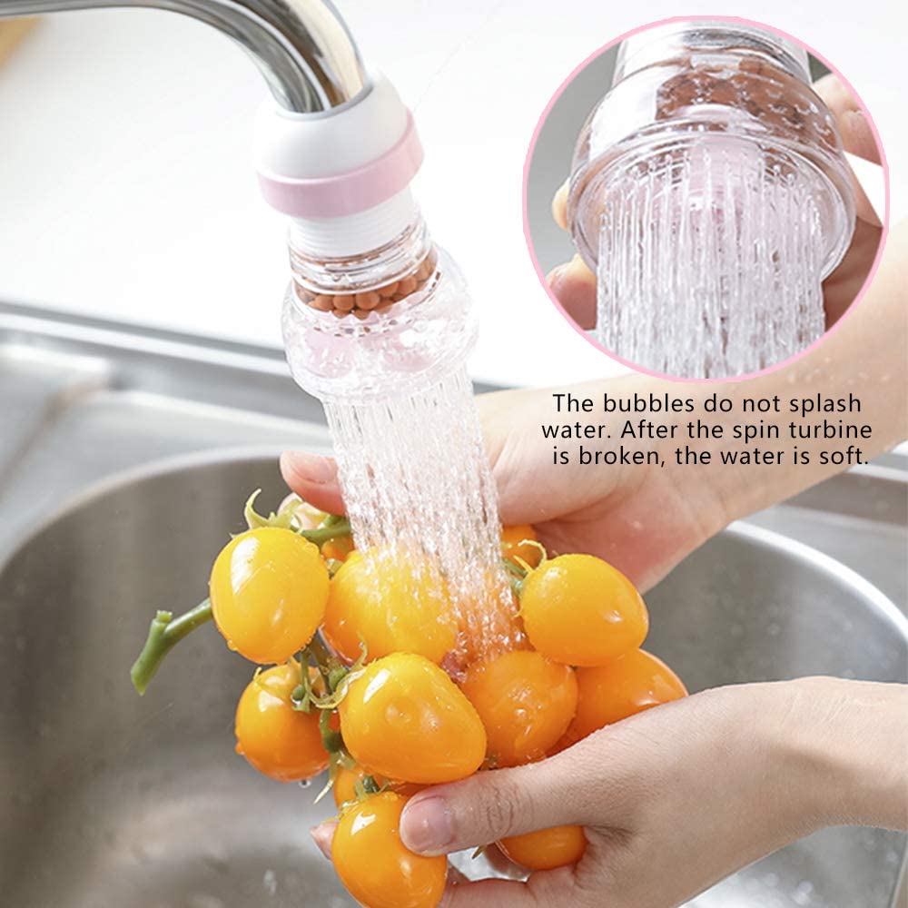 360 Rotate Anti Splash Faucet Filter Water Saving Kitchen Sink Faucet Sprayer Flexible Rotatable Kitchen Tap Nozzle Torneiras