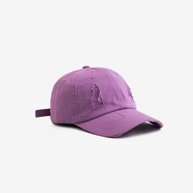 Lente Zomer Solid Katoen Pet Baseball Cap Verstelbare Snapback Hoeden Voor Mannen En Vrouwen 16: Paars