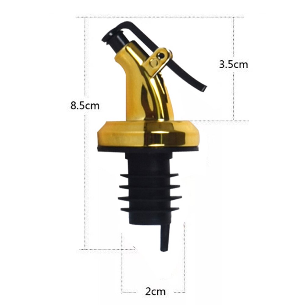 Bottle Sprayer for Oil Oliver Sauce Boats Rubber Bottle Stopper Leak Proof Nozzle Wine Pourer Liquor Dispenser Kitchen Bar Tool: 01