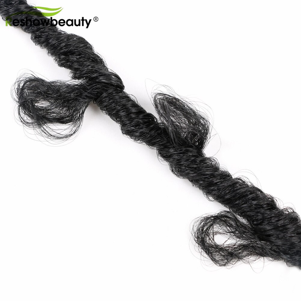 Butterfly Locs Crochet Hair Extension Synthetic Braiding Hair Faux Locs For Weave Extensions 20 Strands/Pack Reshowbeauty