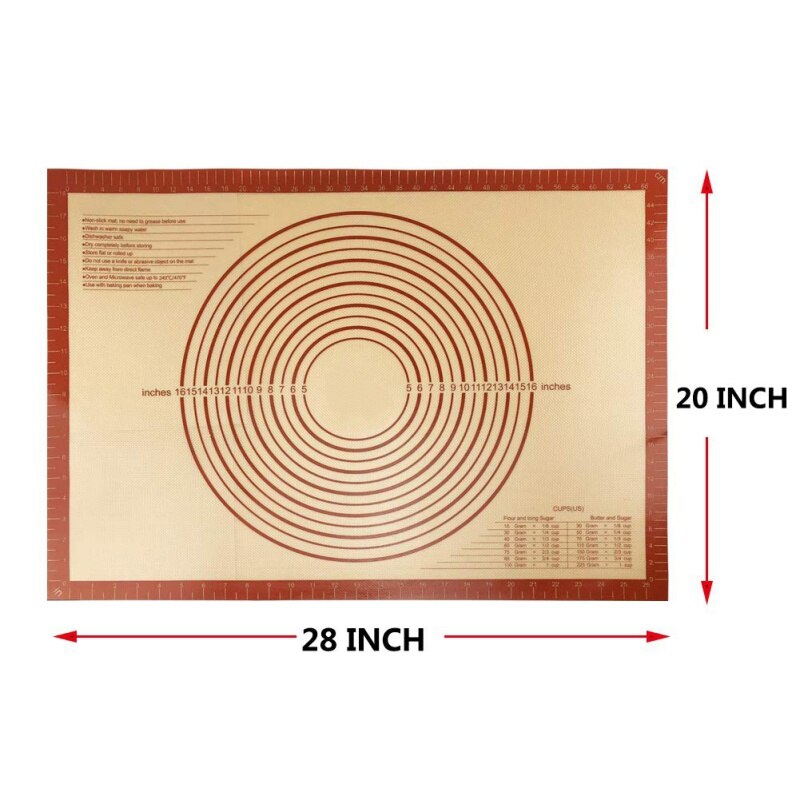 Alfombrilla de silicona para amasar Pasta, horneado en casa, utensilios de cocina para horno, herramientas de pastelería, 1 Uds.