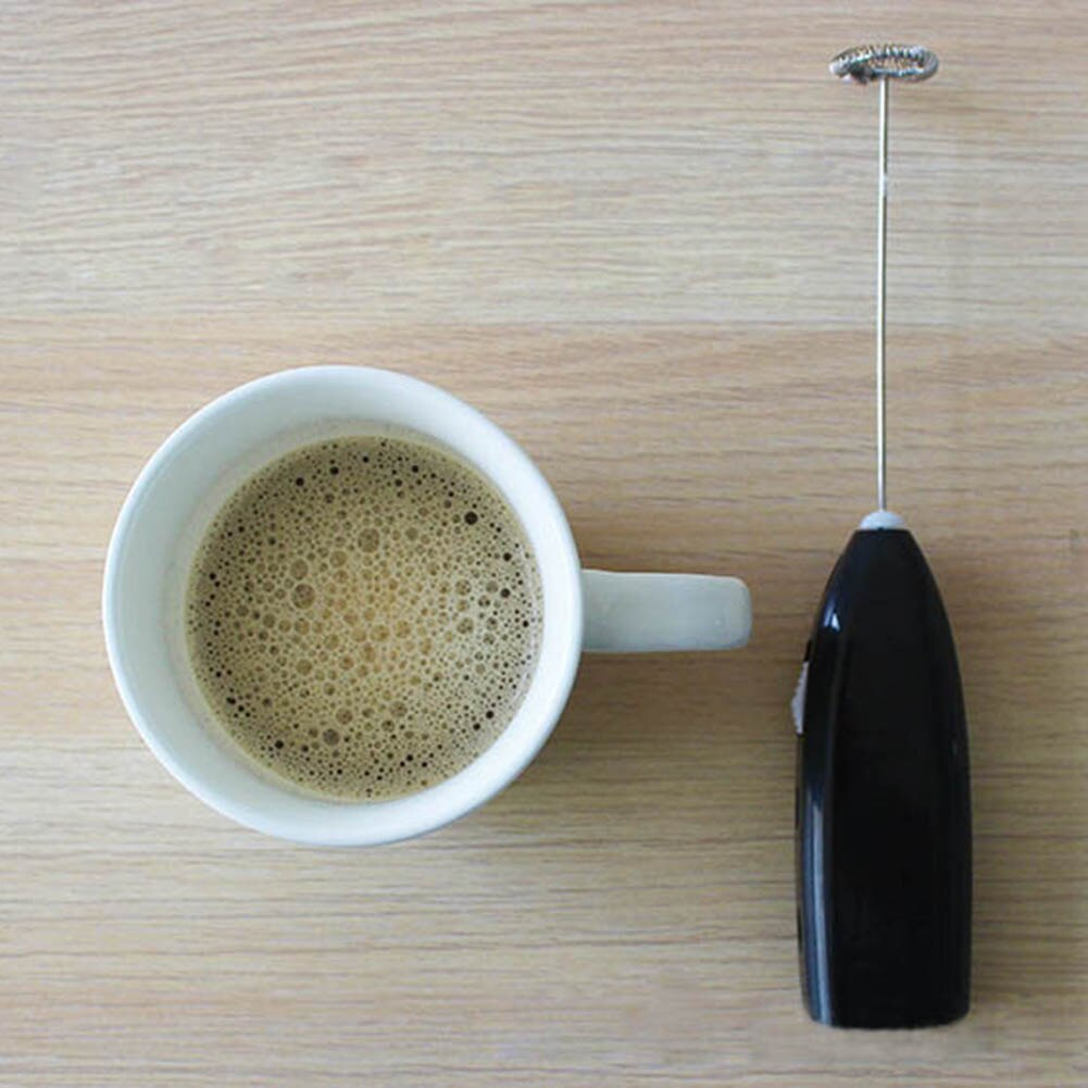 Battery Operated Mini DIY Automatic Portable Kitchen Tools Stainless Steel Home Practical Handheld Milk Frother