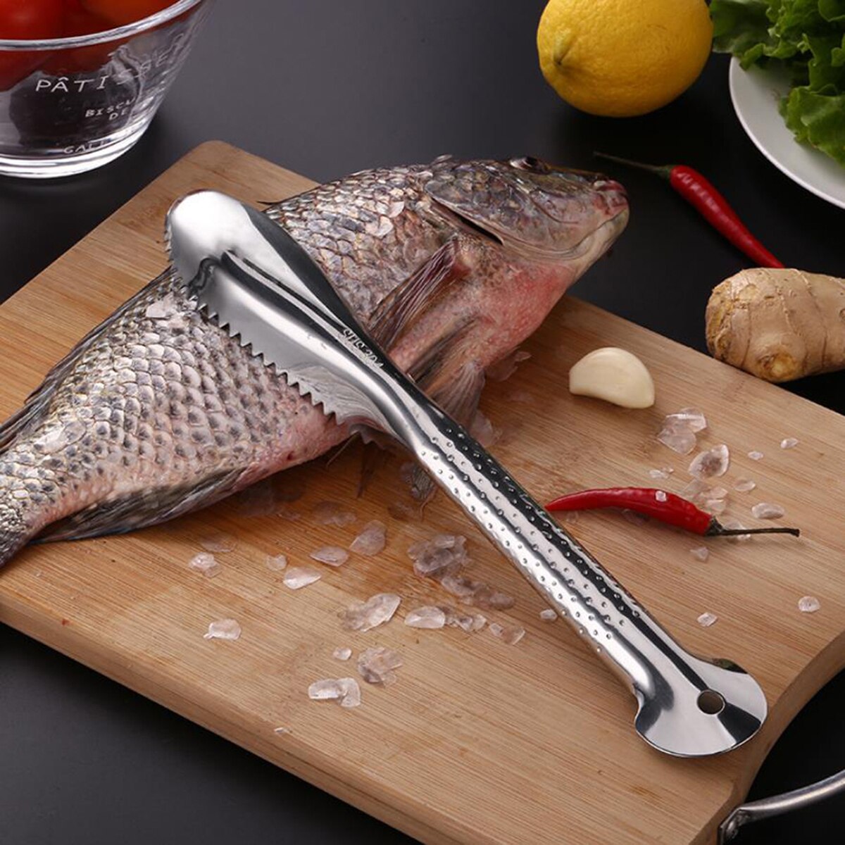 Keuken Tool Rvs Vis Schaal Schraper Vis Schaal Remover Verwijderen Schubben