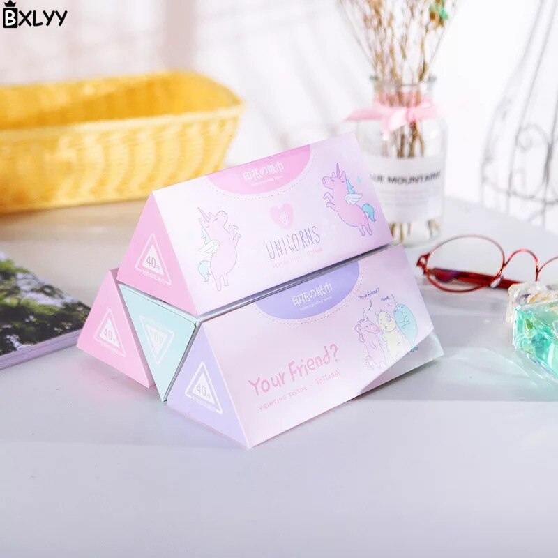 BXLYY Eenhoorn Wegwerp Papieren Handdoek Afdrukken Drie-layer Papier Verjaardag Bruiloft Decoratie Baby Shower Party Supplies.7z