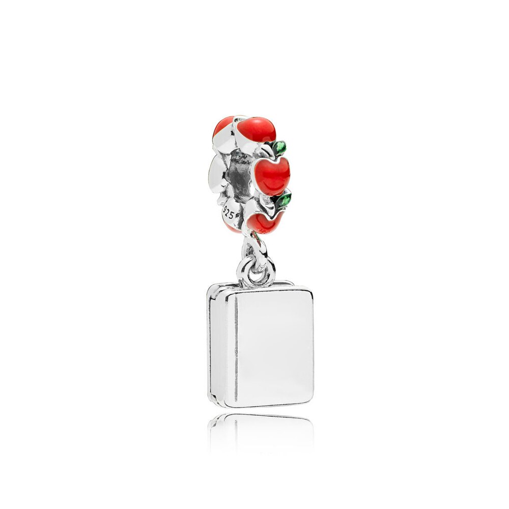 100% 925 Sterling Silver Christmas Series Santa in Space Train Charm Bag Hanging Charm COSY CHRISTMAS HOUSE Original: Black