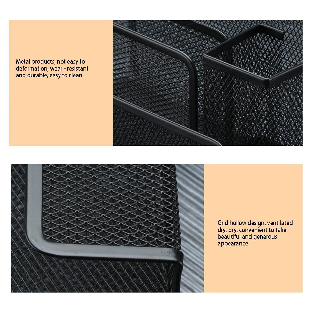 Desktop storage rack Barbed Wire Three-Layer Letter Pen Holder Letter Pen Holder Combination IN STOCK