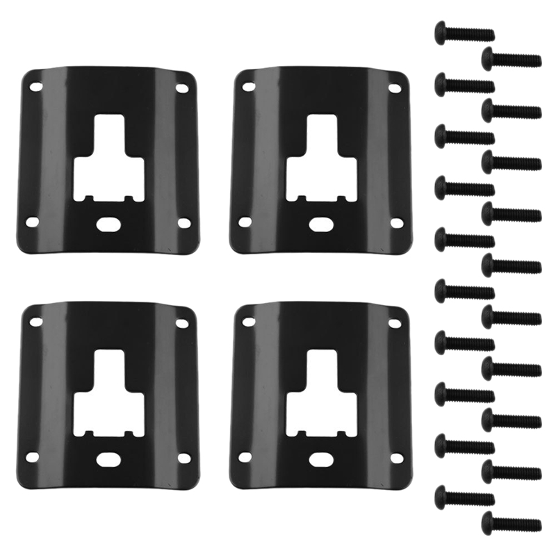 Car Accessories for Ford F150 Raptor Truck Bed Cargo Strap Bracket To ) 4 Plates with Extra Anti-Theft Screws: Default Title