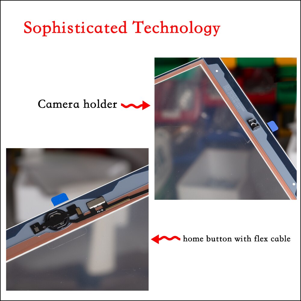 Voor Ipad 9th 10.2 &quot Touch Screen Digitizer Glas A2602 A2603 A2604 A2605 Met Lijm, tool Kit + Gehard Glas