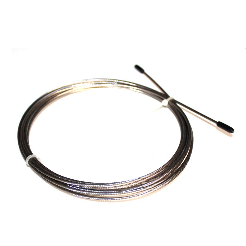 2.0mm Diameter/3M Long Replaceable Cable No PVC Coated For JR25 Speed Jump Rope