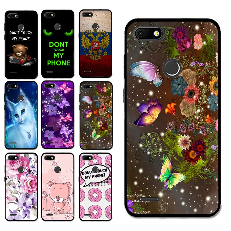 For BQ 5512 Case Pretty Cat Silicon TPU Cover for BQ 5512L STRIKE FORWARD Animal Shell Bag Housing Phone Cases