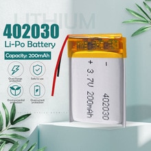 3.7V 200mah 402030 Lithium Polymer li ion batterij 402030 Voor camera power bank speelgoed Tablet Bluetooth Oortelefoon PDA POS Gamepads