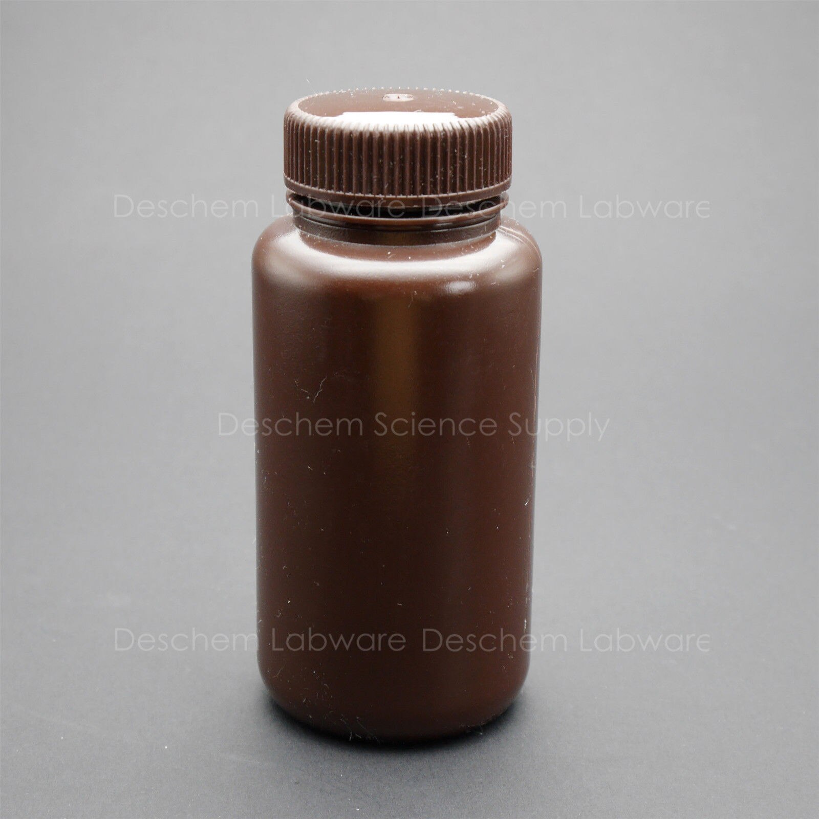 500mL Brown Plastic Bottle Wide Mouth Laboratory Armber HDPE Reagent Flask