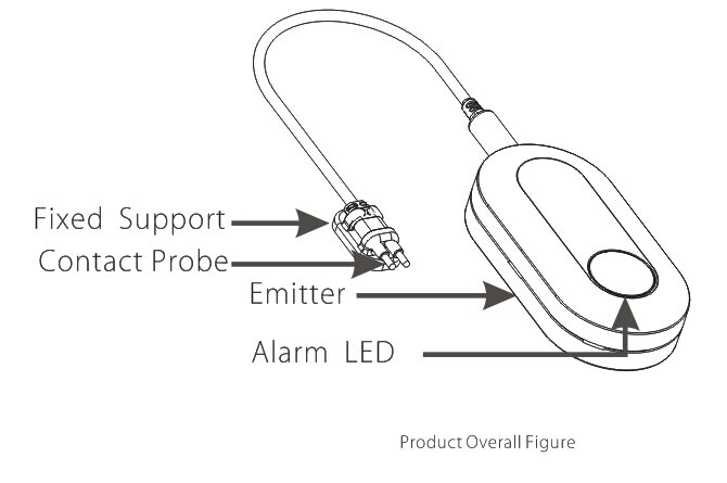 Focus Wireless Water Leakage Alarm Detector Wet Flooding Water Sensor MD-230R