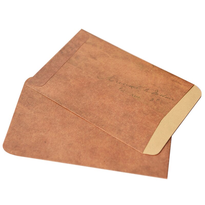 100Pcs/Lot Vintage Kraft Paper Stamp Series Envelopes Antique Kraft Envelope 16X11cm