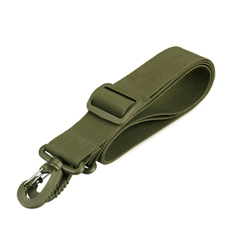 Verstelbare brede riem Heren Crossbody Tasriem Schoudertassen voor heren Riem Zwarte vervangende tas Onderdeelaccessoires: Licht Goud