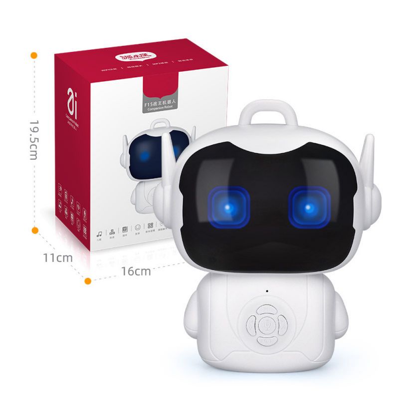 Kerstcadeau Voor Kinderen Intelligente Robot Vroege Onderwijs Speelgoed Smart Draagbare Speelgoed Dialoog Touch Sensor Voice Controlled Robot