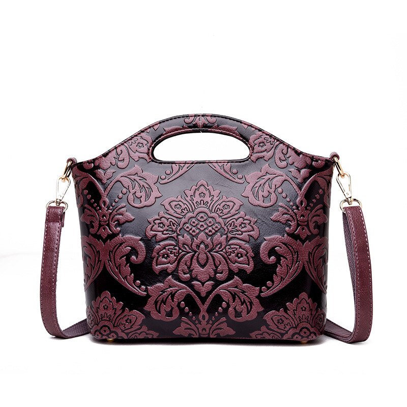 Blomma dam små handväskor sac a main femme lyxiga handväskor damväskor deisgner shoudler crossbody-väskor för kvinnor bolsa: Lila